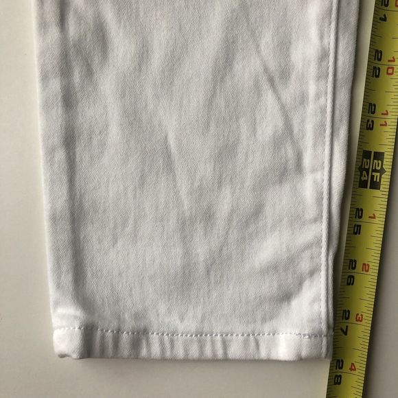 NWT MICHAEL KORS Selma Skinny High Rise Slim White  Jeans Size 4 Women - Picture 16 of 16